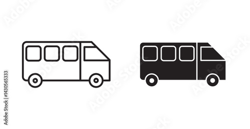 Bus coach icon
