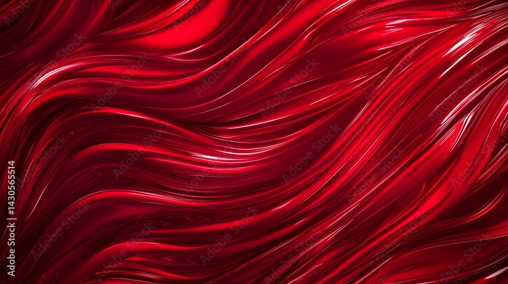 Abstract crimson flowing lines create a vibrant visual texture. Abstract crimson flowing lines create a vibrant visual texture.