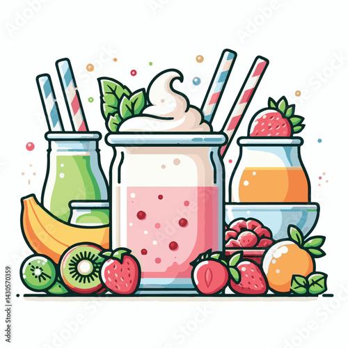 yogurt, fruit, smoothie, fresh, diet, healthy, food, dessert, summer, breakfast, sweet, milk, delicious, milkshake, glass, organic, drink, shake, strawberry, background, cocktail, beverage, berry, dai