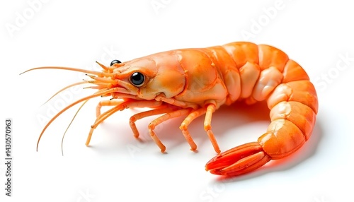 Wallpaper Mural shrimp isolated on a white background Torontodigital.ca