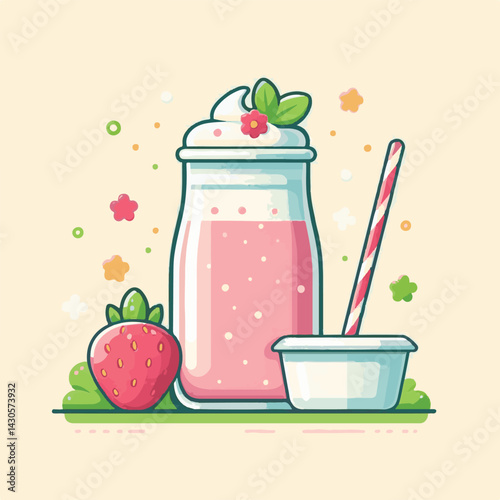 yogurt, fruit, smoothie, fresh, diet, healthy, food, dessert, summer, breakfast, sweet, milk, delicious, milkshake, glass, organic, drink, shake, strawberry, background, cocktail, beverage, berry, dai