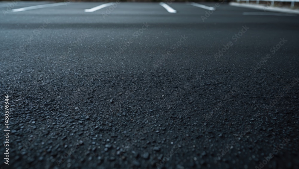 Fototapeta premium Freshly laid hot asphalt surface