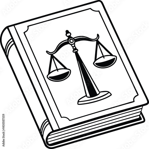 law book Line Icon