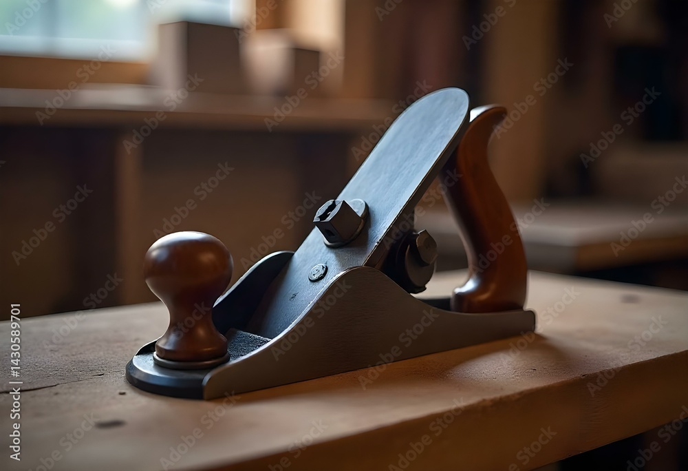 Woodworking plane isolated on white background Woodworking plane isolated on white background