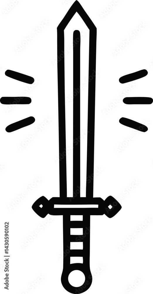 simple sword icon, flat design best vector sword icon simple sword icon, flat design best vector sword icon
