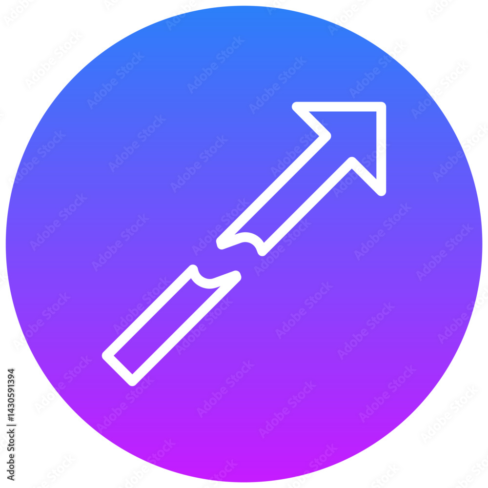 Broken Arrow Icon Broken Arrow Icon