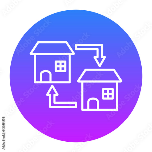 House Exchange Icon