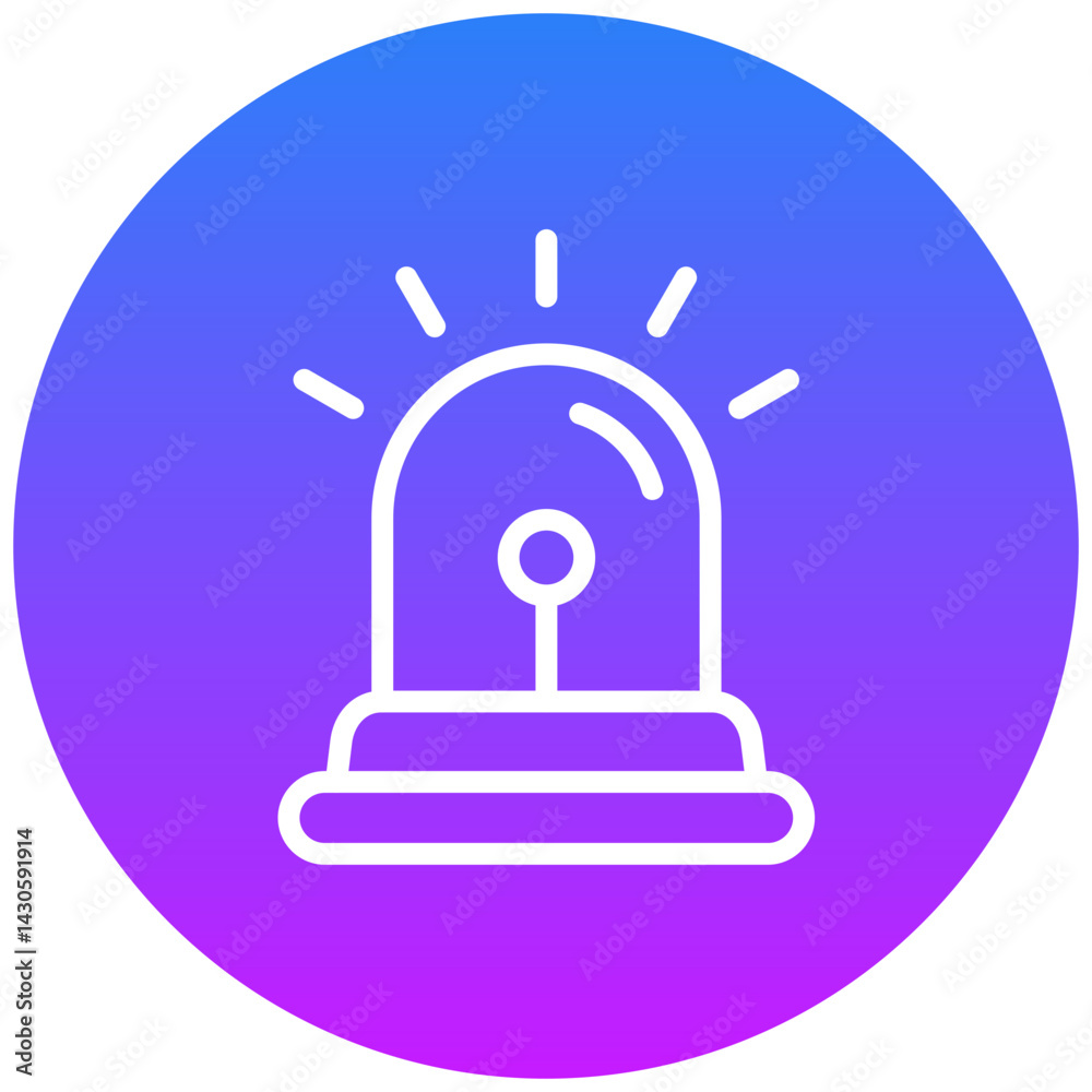Fototapeta premium Siren Icon
