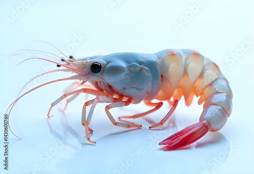 Wallpaper Mural shrimp isolated on a white background Torontodigital.ca