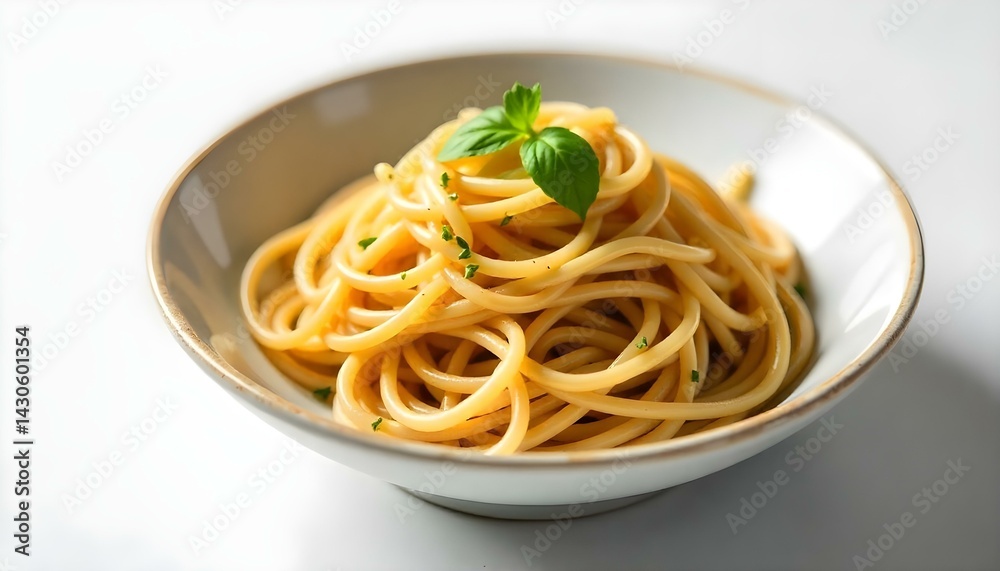 Raw Soba Noodles on a white Raw Soba Noodles on a white