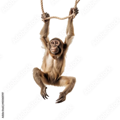 Obraz monkey hanging