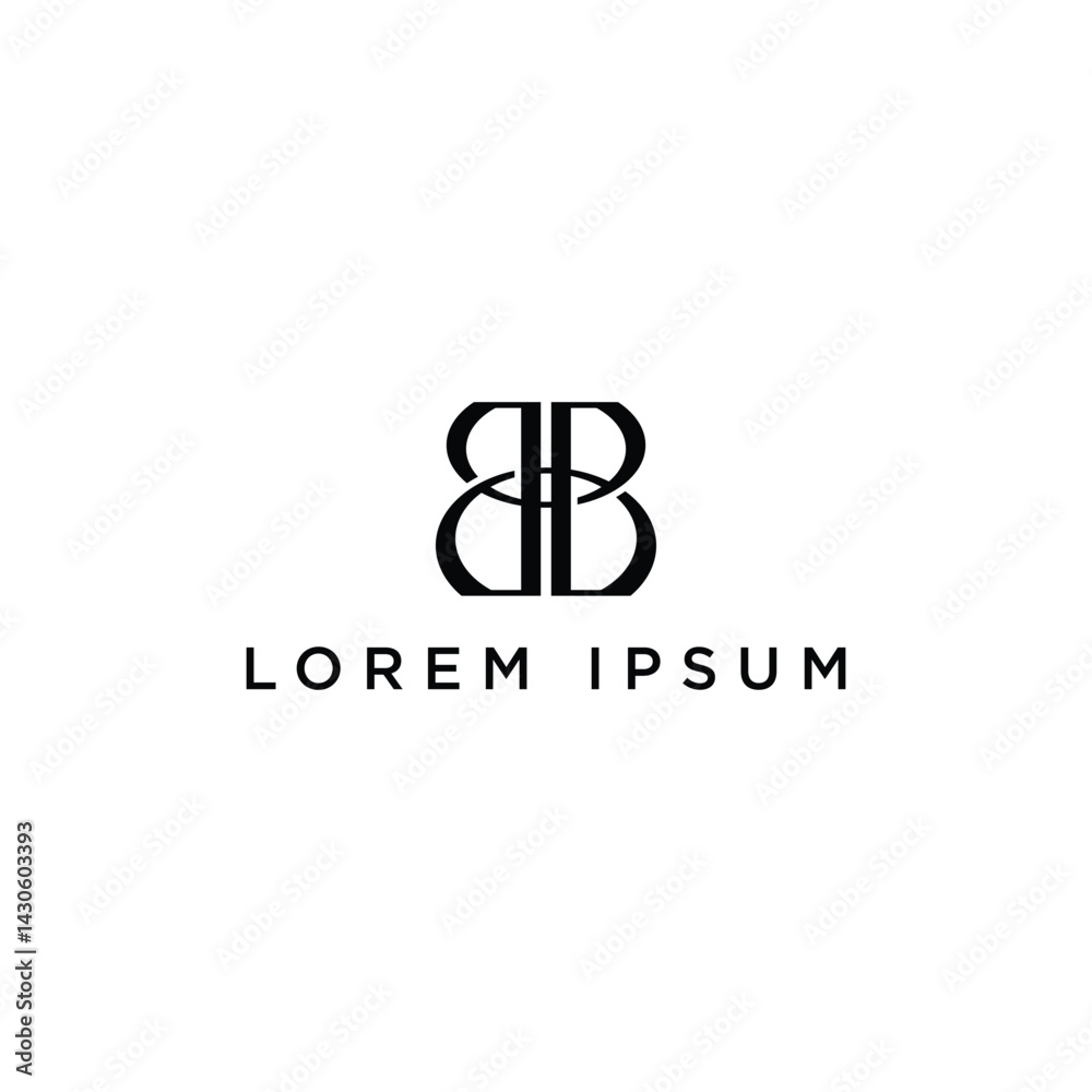 Obraz premium BB logo icon vector