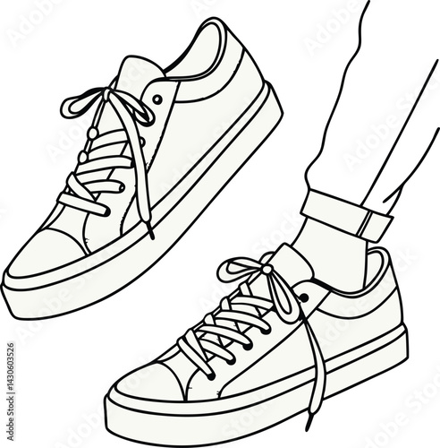 Shoe Illustration for Fashion and Ecommerce Use
