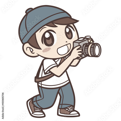 photographer with camera