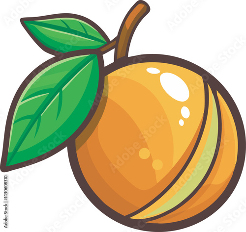 A vibrant vector art illustration of delicious nance and marula fruits, showcasing rich colors and tropical charm in detailed design.