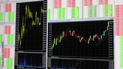 Real Time Trader Monitor Stock Market Trading.