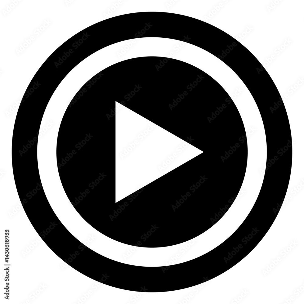 icono de reproducción del reproductor multimedia