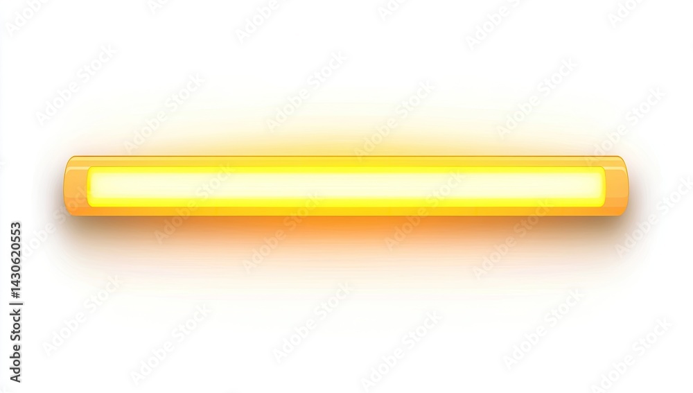 Bright, glowing, horizontal light bar Bright, glowing, horizontal light bar