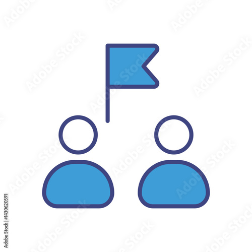 Diplomacy icon vector stock illustration
