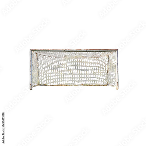 A flat vector illustration of soccer goalkeeper bar drawing isolated on a white background png
