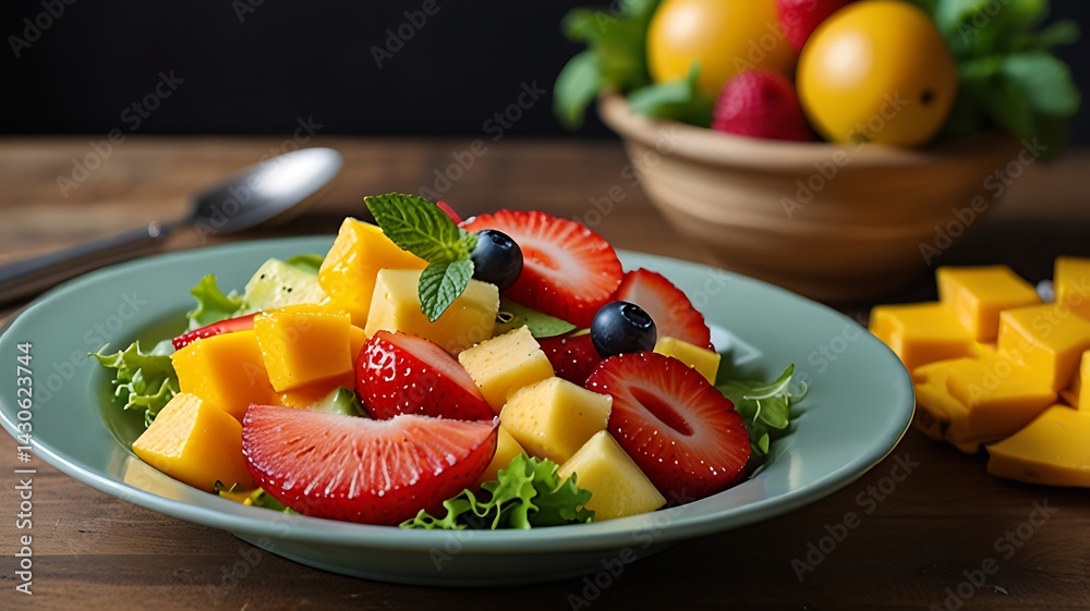 fruit salad in a bowl fruit salad in a bowl