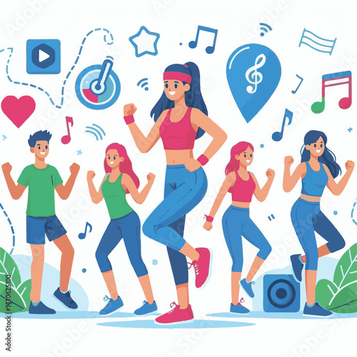 dance, zumba, fitness, training, lifestyle, activity, group, choreography, class, movement, person, indoors, female, girl, sports, studio, dancing, pastime, improvising, social, hobby, enjoyment, musi