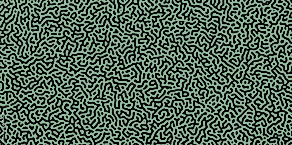 Abstract Reaction-diffusion Turing pattern natural texture green gradient color scheme. Linear design with biological algorithm psychedelic background. Reaction-diffusion or truing patter Abstract Reaction-diffusion Turing pattern natural texture green gradient color scheme. Linear design with biological algorithm psychedelic background. Reaction-diffusion or truing patter