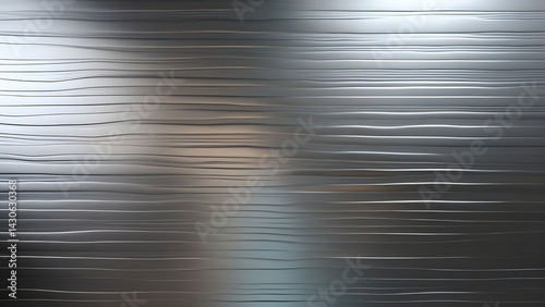 Wavy Metallic Texture Background Silver Abstract Design