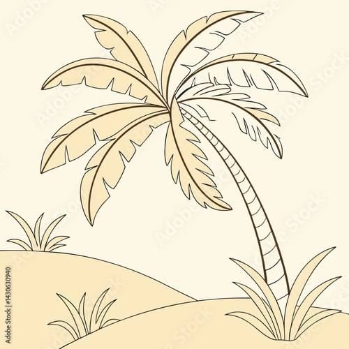 palm tree silhouette