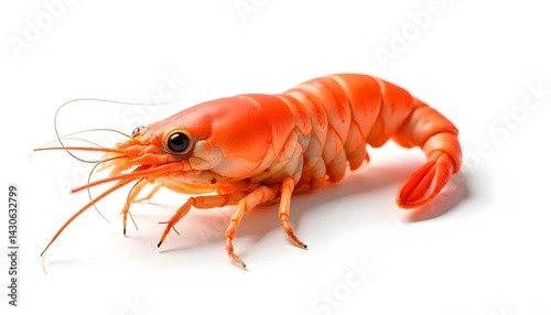 Wallpaper Mural shrimp isolated on a white background Torontodigital.ca