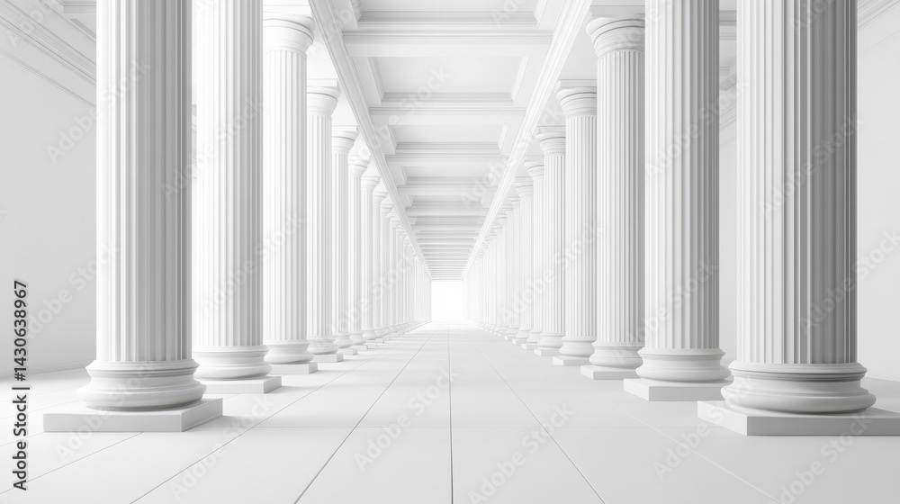 Architecture details Modern Building Concrete Bias columns space perspective Abstract background Architecture details Modern Building Concrete Bias columns space perspective Abstract background