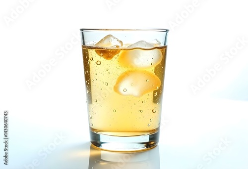 Wallpaper Mural Glass of drinking water isolated on a white background Torontodigital.ca