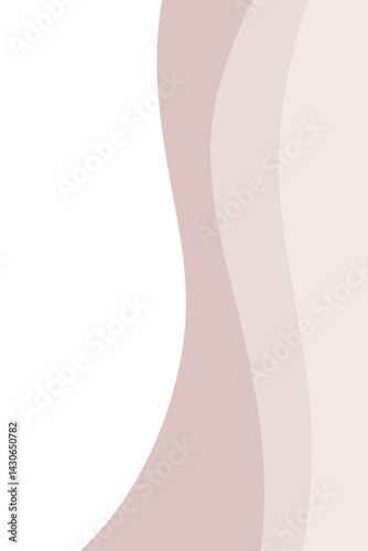 Modern minimalistic abstract background with space for text. A template for a wavy separator for a page, website, banner, or application. Wave curve shape design for frame, business card, label
