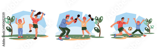 Active Family Fitness A Day of Fun Workouts Together in the Park