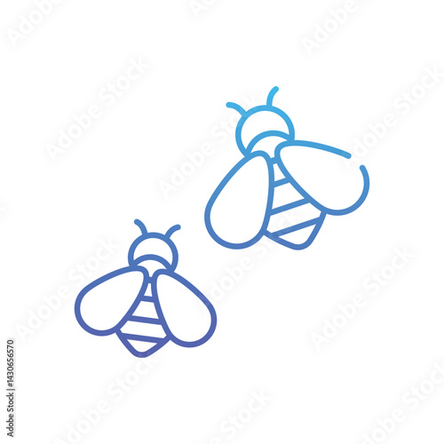 Honey Bee Vector icon