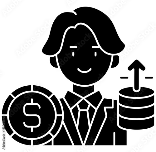 Capital Icon Vector Element