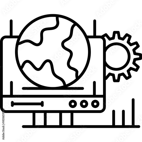 Network Icon Vector Element