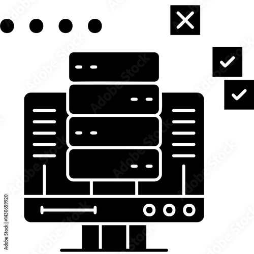 Fault Tolerant Design Icon Vector Element