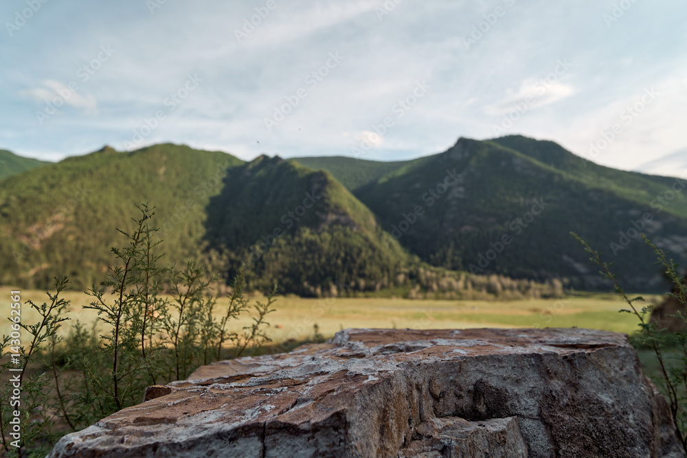 stone in the mountains