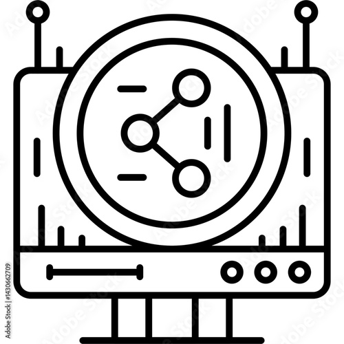 Transferring Icon Vector Element