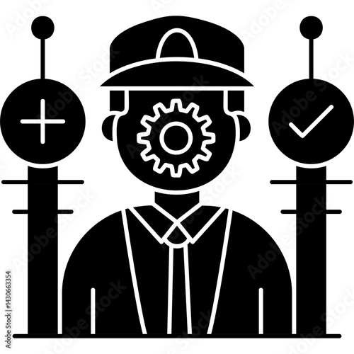Decision Maker Icon Vector Element