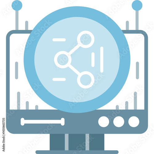 Transferring Icon Vector Element