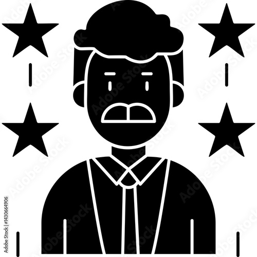 Best Employee Icon Vector Element