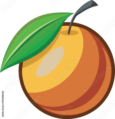A vibrant vector art illustration featuring delicious nance and marula fruits, showcasing rich colors and tropical freshness in detailed design.