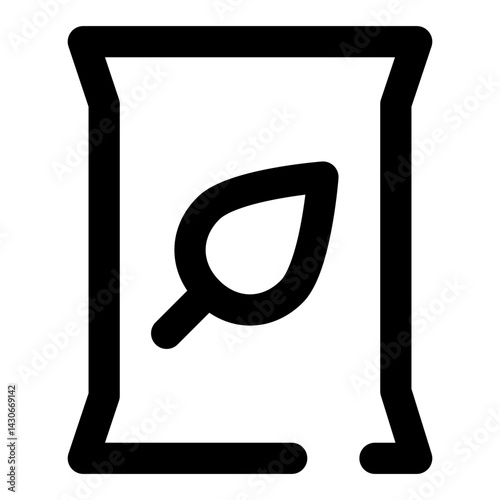 agriculture dashed line icon