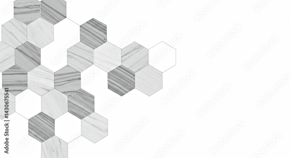 Geometric Elegant Hexagon Pattern Muted Shades Gray White Canvas Depth Clarity Design Texture Modern Minimal Subtle Geometric Elegant Hexagon Pattern Muted Shades Gray White Canvas Depth Clarity Design Texture Modern Minimal Subtle