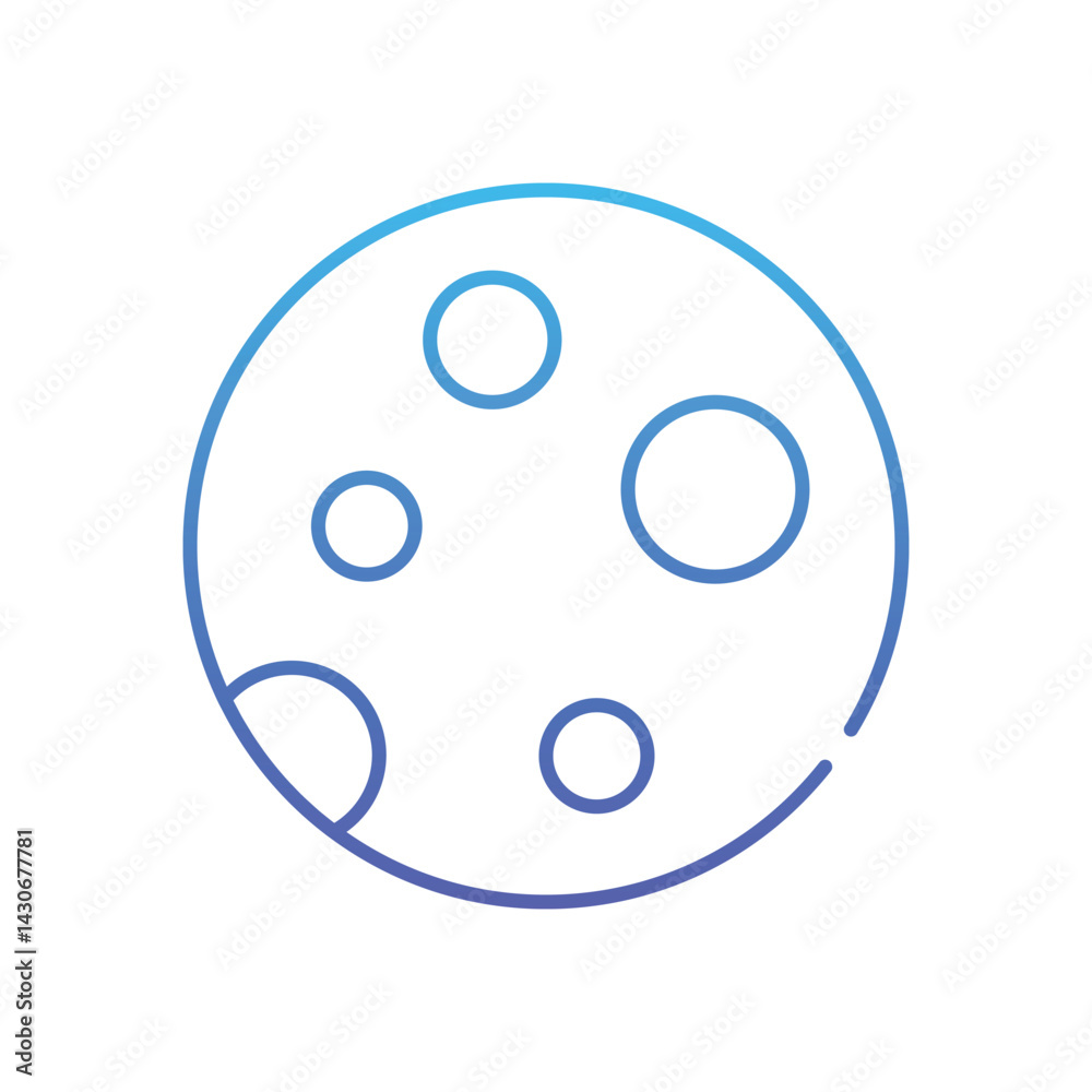 Moon Vector icon Moon Vector icon