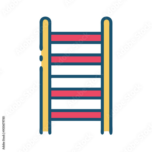 Ladder Vector Illustration for Climbing, Progression, and Success