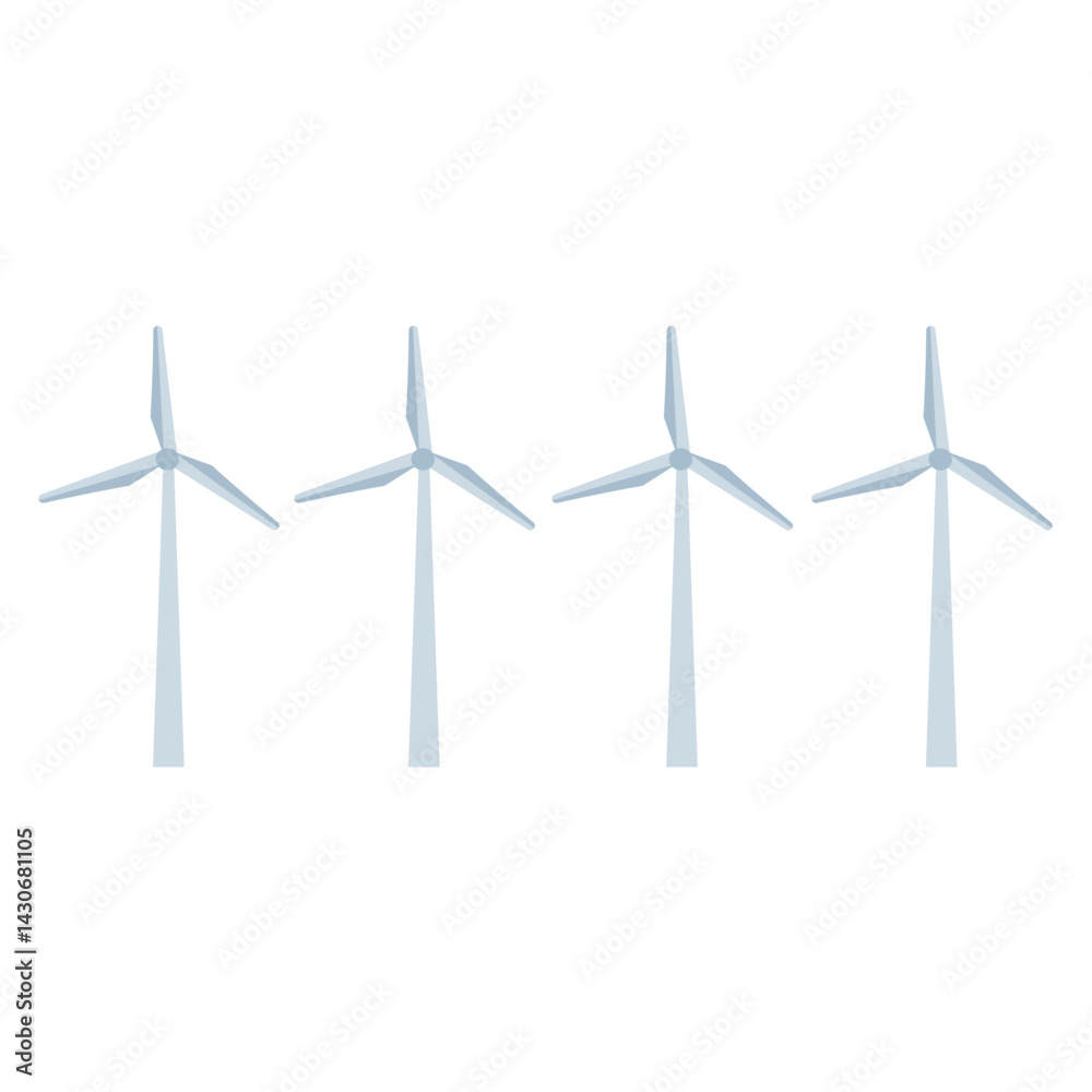 windmill silhouettes turning at the same time windmill silhouettes turning at the same time