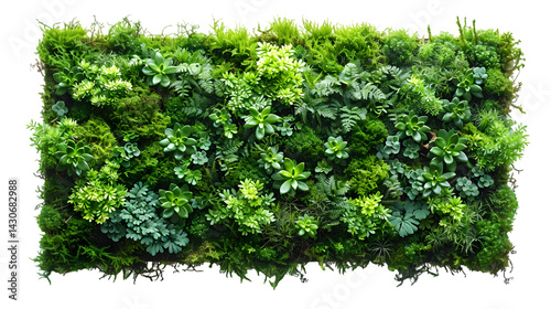 Lush Green Vertical Garden Wall. (1)